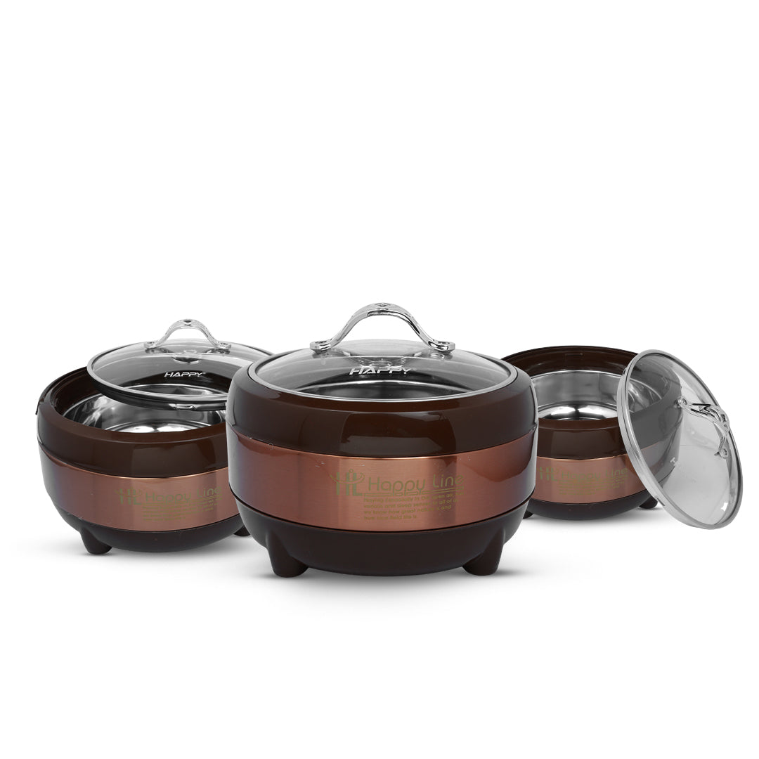 Happy Line Metallic Brown Hotpot