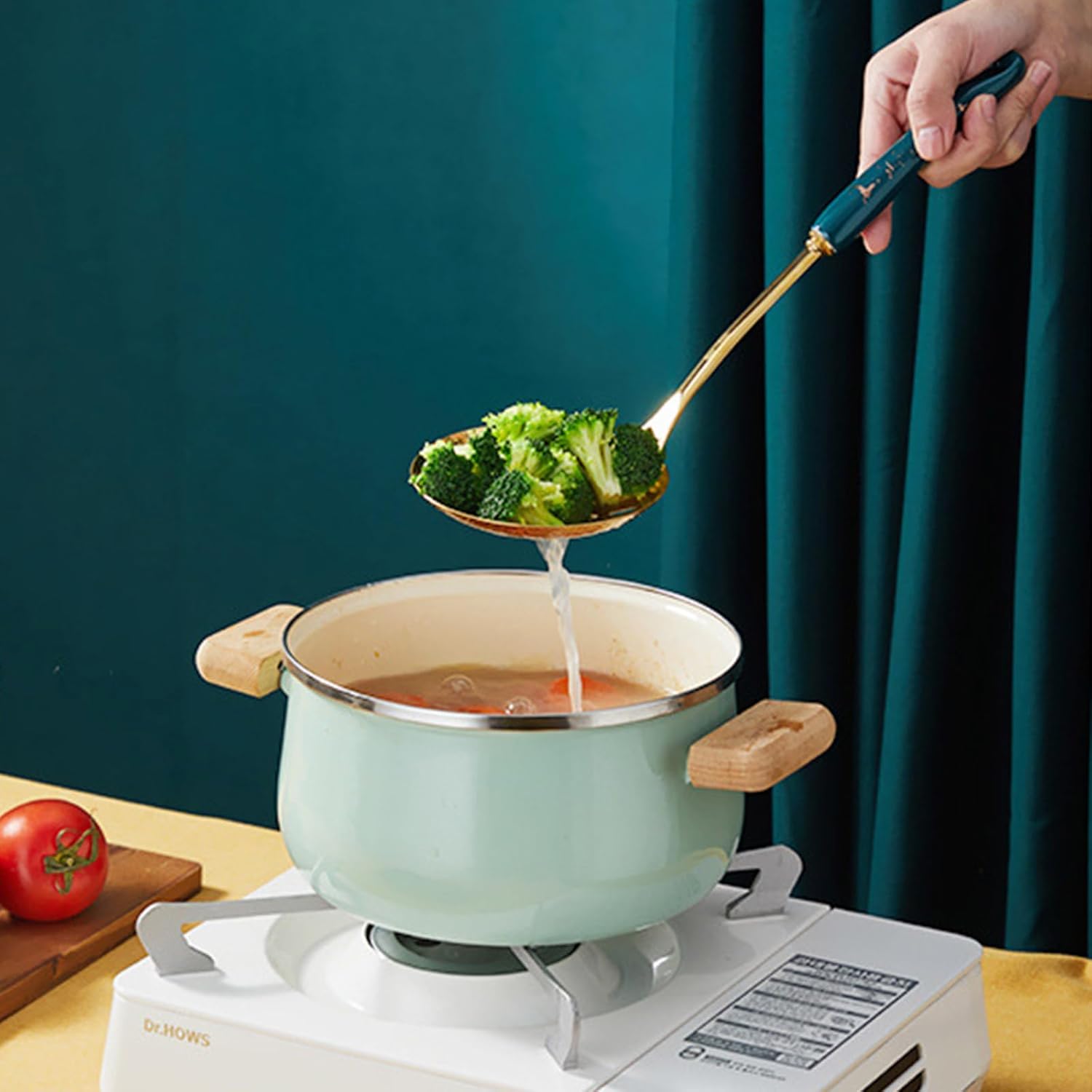 7-Piece Platinum Ceramic Kitchen Utensil Set with Holder