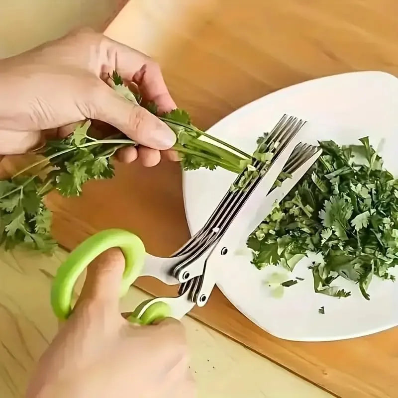Multi-Layer Vegetable Chopping Scissor