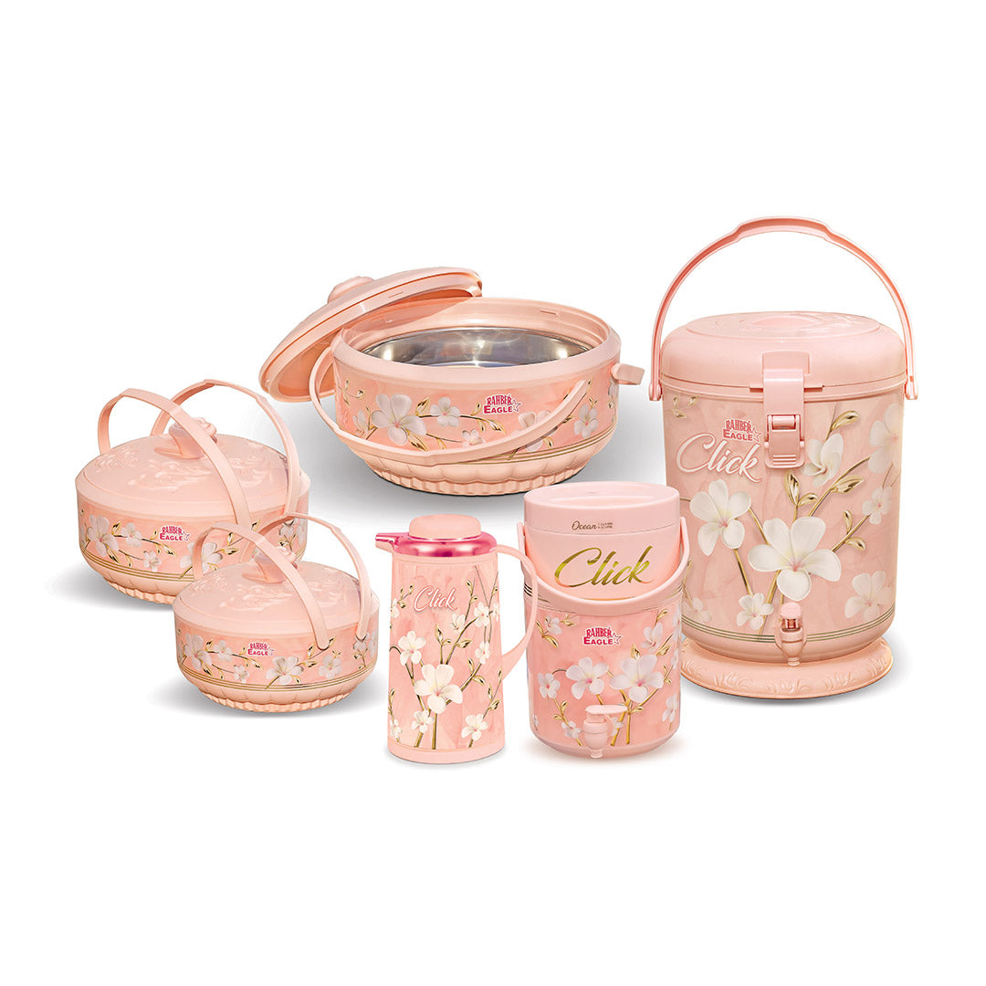 Click Luxury Gift Pack – 3 to 6 Pcs Set (Pink & Cream)