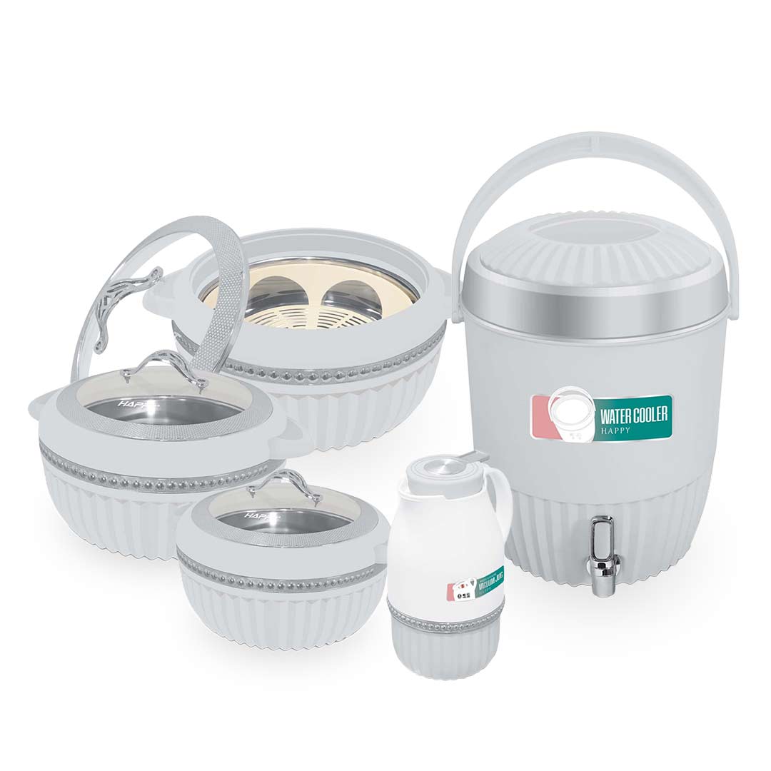 Arizona H-7 Glass Top Gift Pack – 3, 4 & 5 Pcs | Green, Grey, Pink, Beige