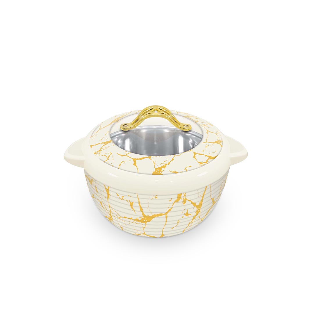 Happy Vhop Prima Glass Top 3 Pcs set White